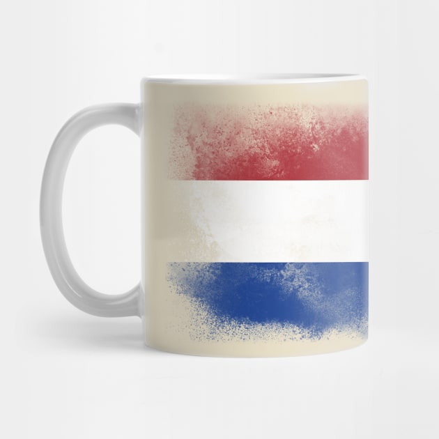 Holland flag isolated by psychoshadow